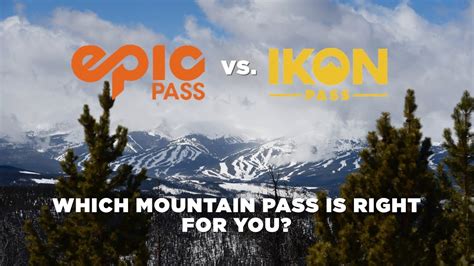 Epic Vs Ikon Ski Passes Youtube