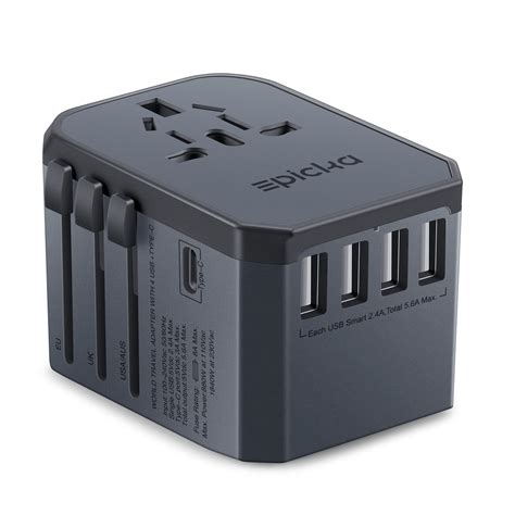 Epicka Universal Travel Adapter One International Wall Charger Ac Plug