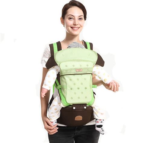 Ergonomic Baby Carrier Hipseat Adjustable Baby Sling 5 Carry Ways