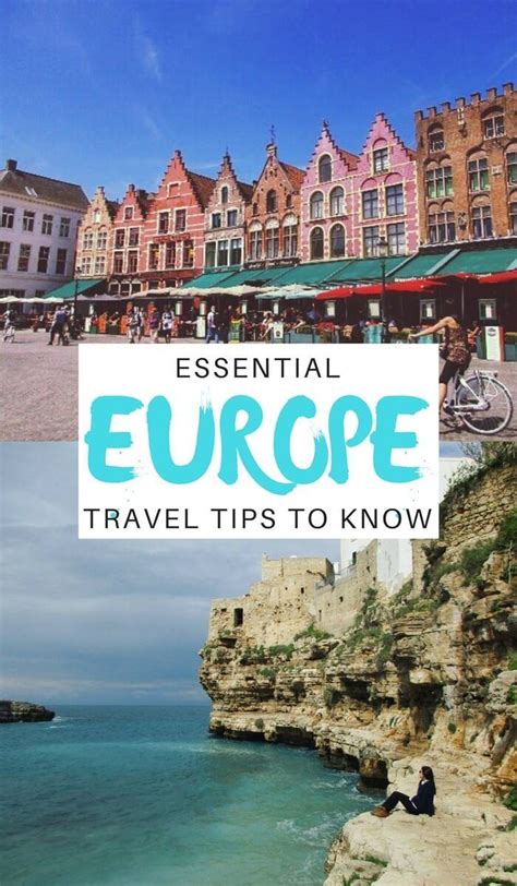 Essential Europe Travel Tips To Know Before Taking A Eurotrip Europe