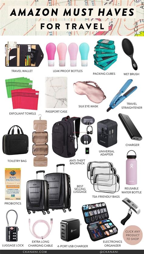 Essential Travel Items For Women Just A Pack