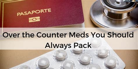 Essential Travel Medications Stay Prepared And Symptom Free