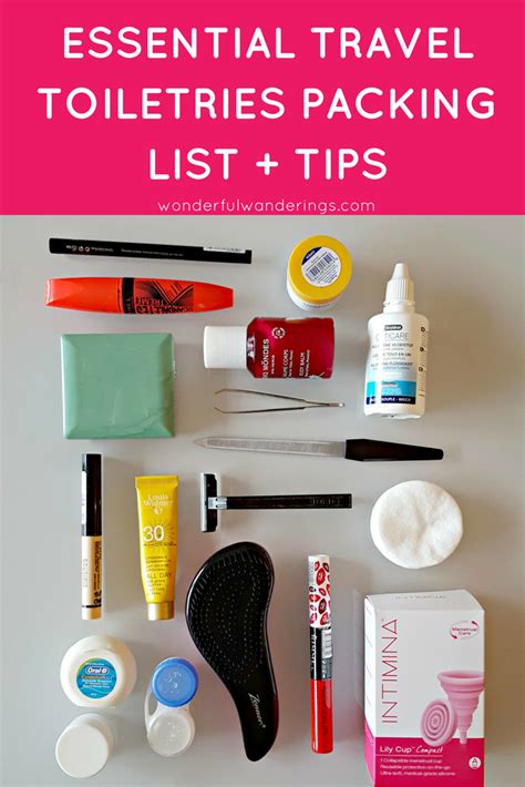 Essential Travel Toiletries Checklist For Your Carry On