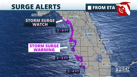 Eta Strengthens To A Hurricane Again And Is Headed For Florida S West