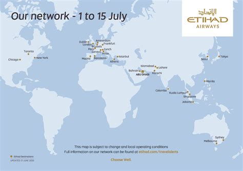 Etihad Flying To These 29 Destinations From July 1 What S On