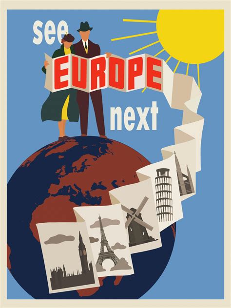 Europe Travel Poster Free Stock Photo Public Domain Pictures