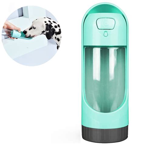 Everpet Dog Water Bottle Portable Dog Water Dispenser With Foldable Drinking Bowl Leakproof