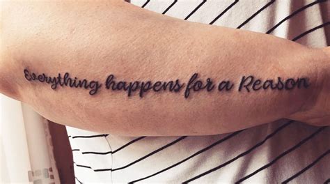 Everything Happens For A Reason Tattoo Meaning Explained Health Care