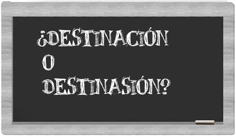 5 formas de destinación