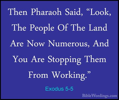 Exodus 5 Holy Bible English Biblewordings Com