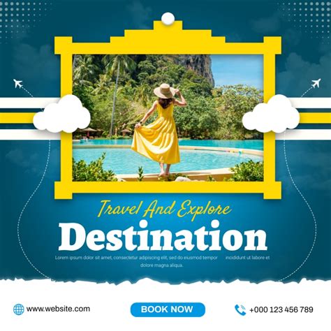 Explore Dream Destination Template Postermywall