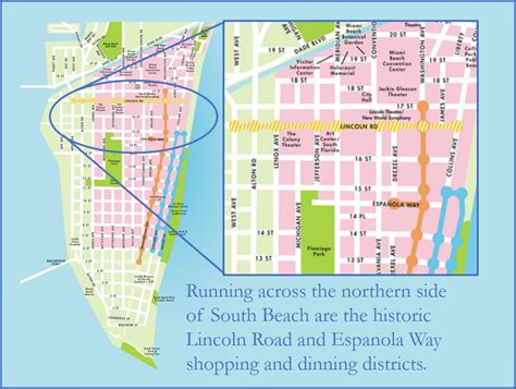 Exploring Iconic Miami Beach Destinations Map Of Lincoln Road And