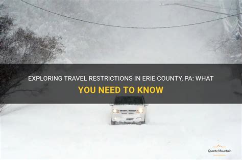 Exploring Travel Restrictions In Erie County Pa What You Need To Know