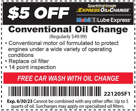 Express Oil Change Coupons