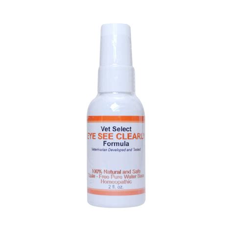 Eye See Clearly 2 Oz Homeopathic Spray Pet Vet Eyes Problems Dog Eyes