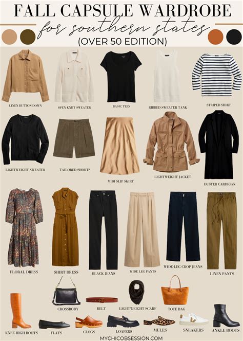 Fall Capsule Wardrobe For Warm Climates Women Over 50 My Chic Obsession