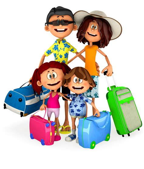 Family Travel Cliparts