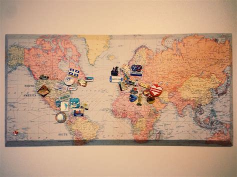 Family Travel Pin Wall Inspiration