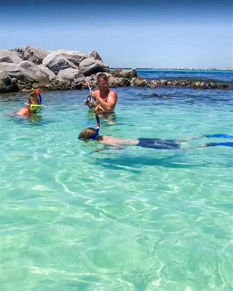 Fathers Snorkel Free In Destin Visit Florida