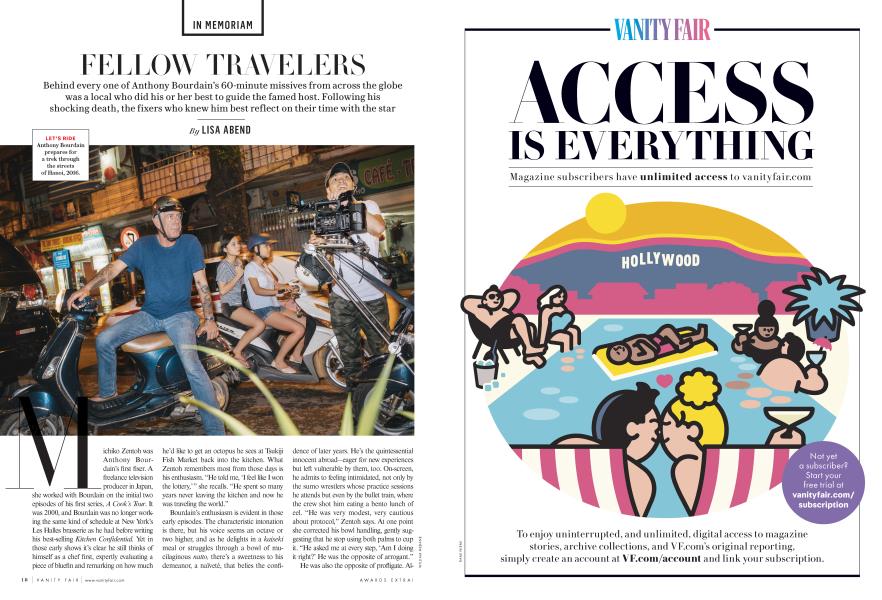 Fellow Travelers Vanity Fair Special Edition