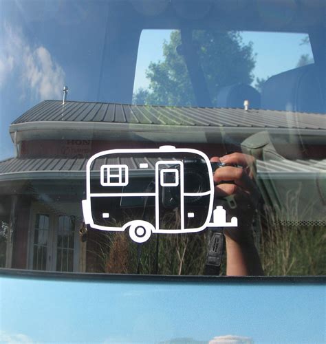 Fiberglass Trailer Car Window Vinyl Decal Scamp Camper Etsy