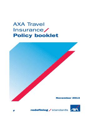 Fillable Online Axa Travel Fax Email Print Pdffiller