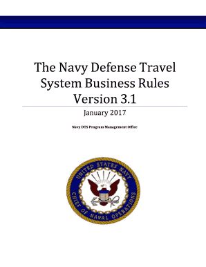 Fillable Online Usna The Navy Defense Travel System Business Rules