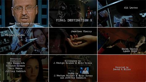 Final Destination 2 2003 Art Of The Title