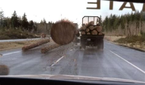 Final Destination 2 Log Truck Crash