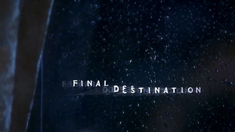 Final Destination 2000 Art Of The Title