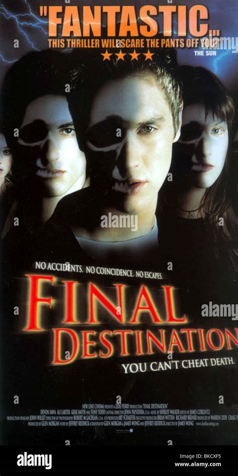 Final Destination 2000 Poster Fdes 001Vs Stock Photo Alamy