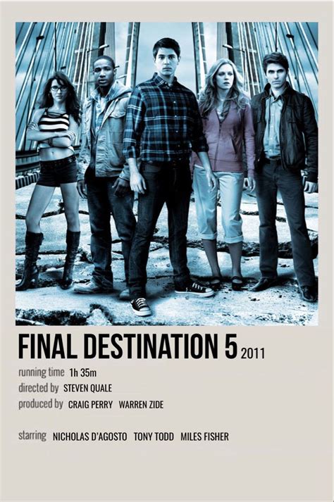 Final Destination 5 Iconic Movies Final Destination Movies Iconic Movie Posters