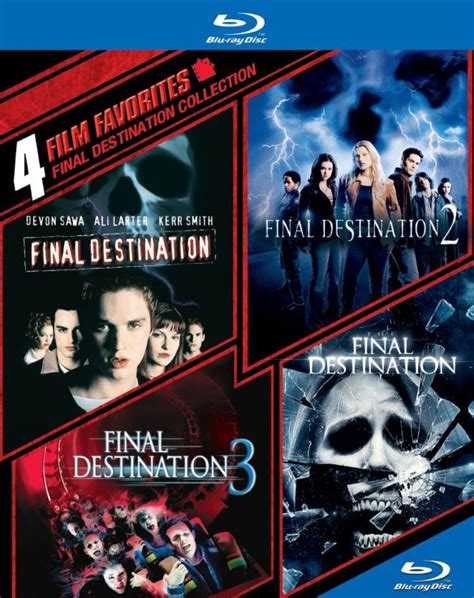 Final Destination Collection 4 Film Favorites 4 Discs Blu Ray Best Buy