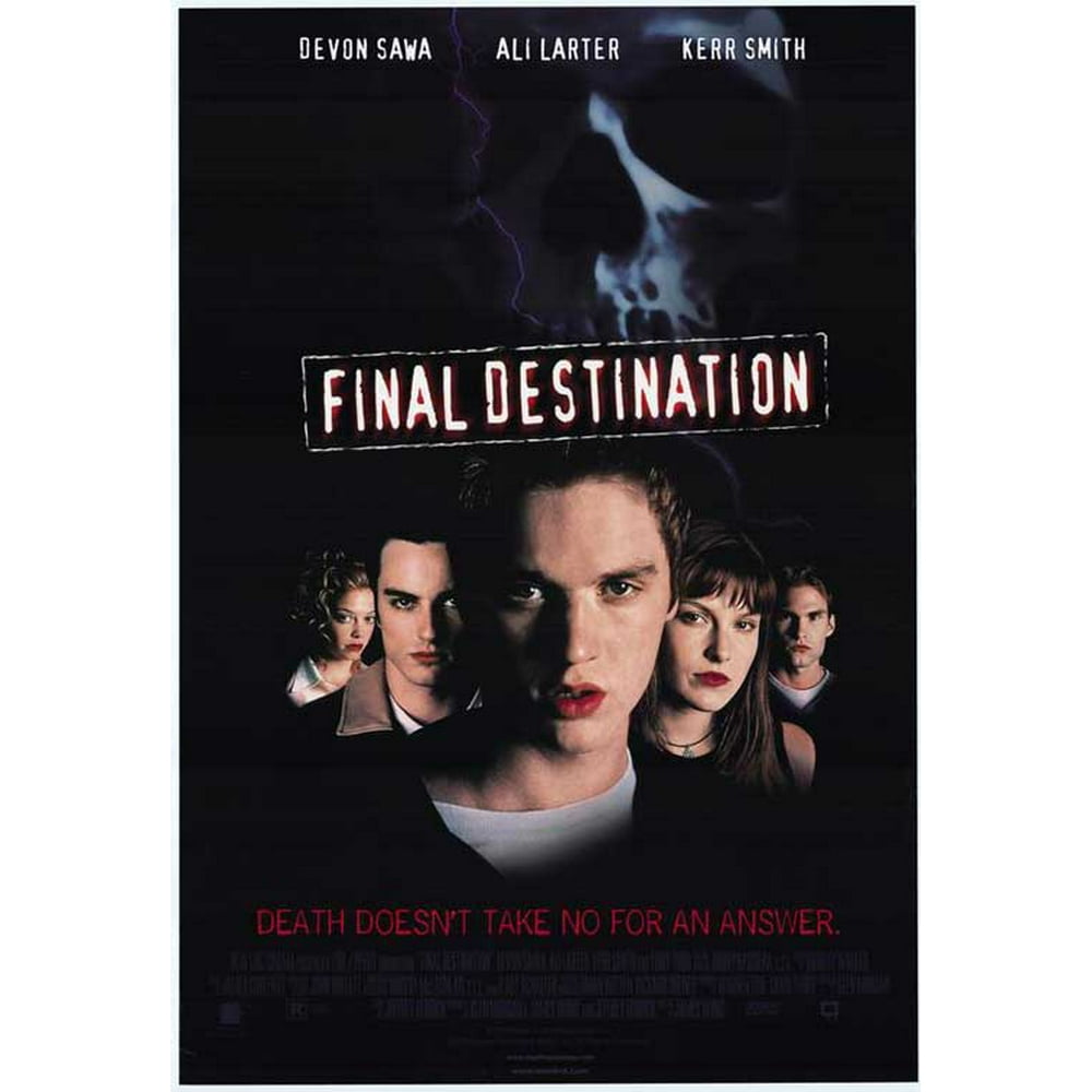 Final Destination Movie Poster Style C 27 X 40 2000 Walmart