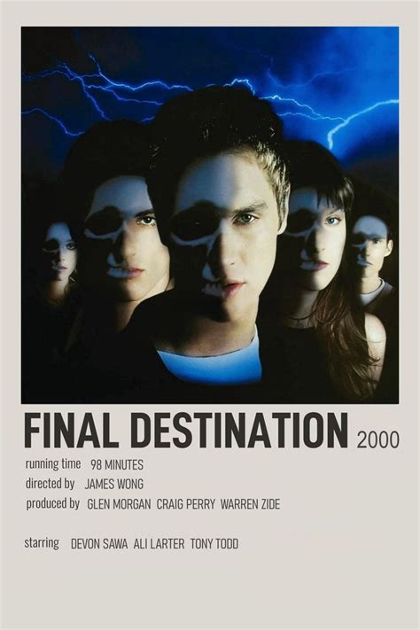 Final Destination Polaroid Poster Film Posters Minimalist Classic