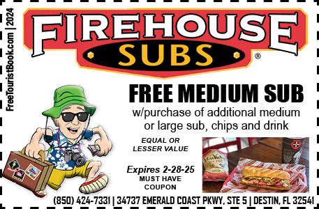 Firehouse Subs Destin Florida Coupons