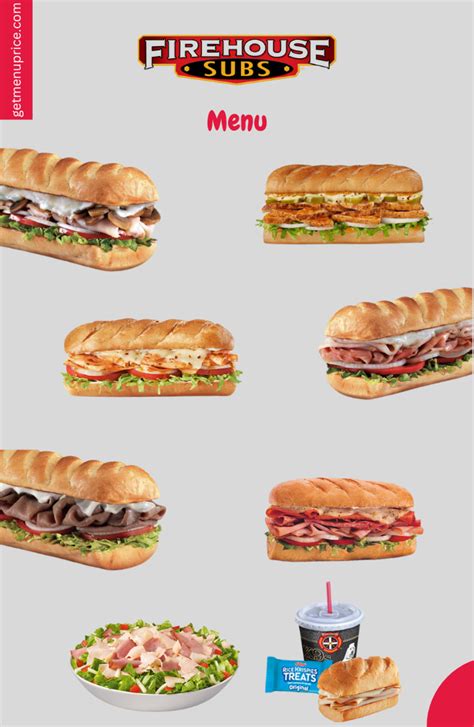 Firehouse Subs Menu Price Usa Updated January 2024