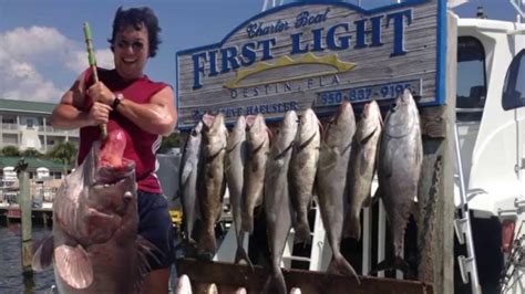 First Light Deep Sea Fishing Charters Destin Fl Youtube