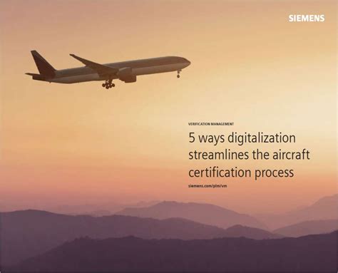 Five Ways Digitalization Streamlines Aircraft Certification