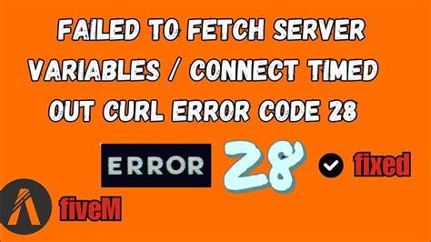 Fivem How To Fix Curl Code Error 23 Failed Writing Received Data