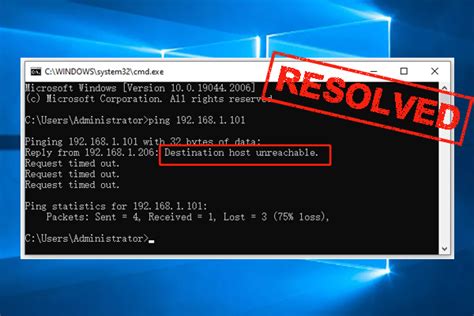 Fix Amp Quot Destination Host Unreachable Amp Quot Error In Windows