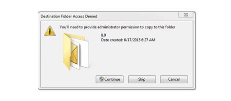 Fix Destination Folder Access Denied In Windows 10 8 1