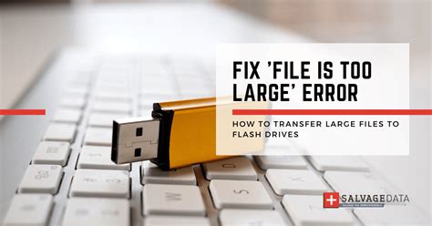 Fix File Is Too Large For Destination File System Error