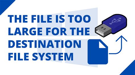 Fix File Is Too Large For Destination File System