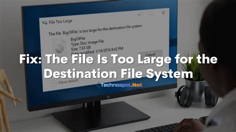 Fix The File Is Too Large For The Destination File System How To Solve