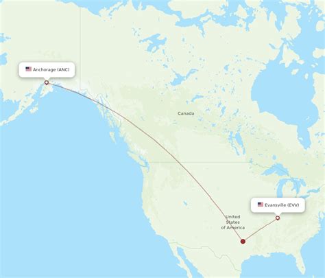 Flights From Anchorage To Evansville Anc To Evv Flight Routes