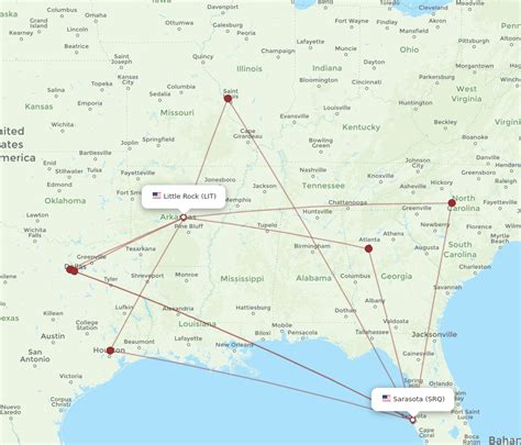 Flights From Little Rock To Sarasota Lit To Srq Flight Routes