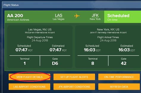 Flightstats Track Flight Status United States Of America Trackstatus