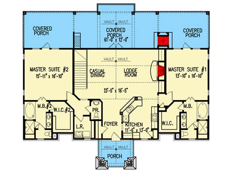 Floor Plans With 2 Master Suites On 1St Floor Floorplans Click