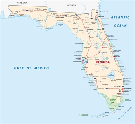 Florida Map East Coast Cities Map Of Florida East Coast Printable Maps